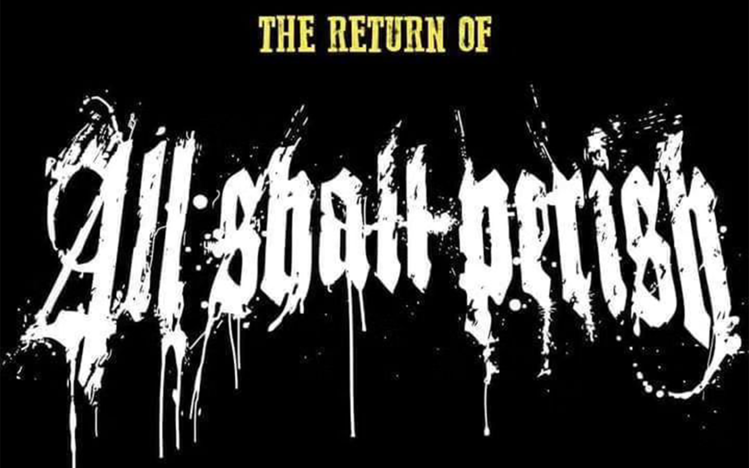 All Shall Perish 2026 live concert poster